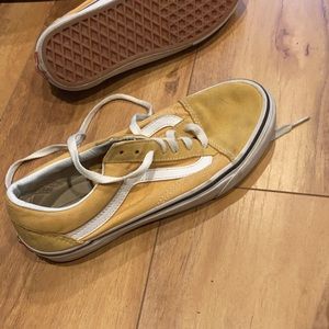 Yellow old school vans